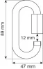 Купить Карабин-рапид Oval 10 mm Quick Link Steel